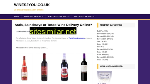 wines2you.co.uk alternative sites