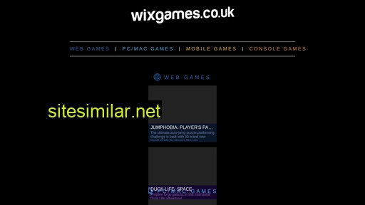 wixgames.co.uk alternative sites