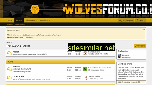 wolvesforum.co.uk alternative sites