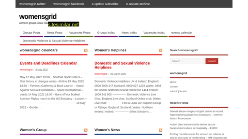 womensgrid.org.uk alternative sites