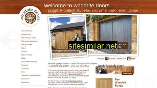 Woodritedoors similar sites