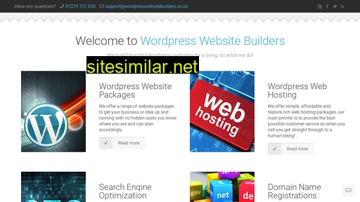 Wordpresswebsitebuilders similar sites