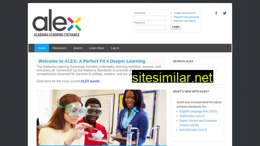 alex.state.al.us alternative sites