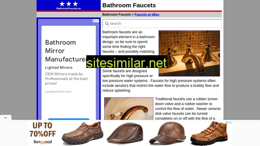 bathroomfaucets.us alternative sites
