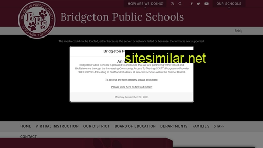 bridgeton.k12.nj.us alternative sites