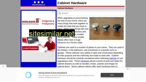 cabinethardware.us alternative sites