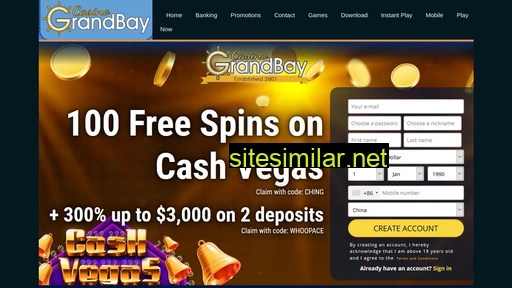 casinograndbay.us alternative sites