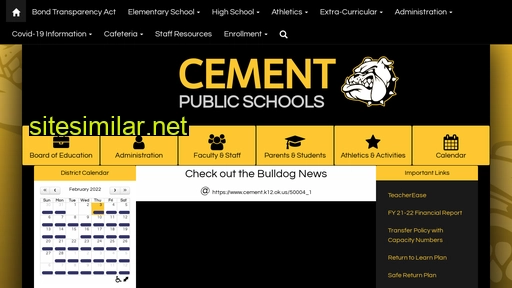 cement.k12.ok.us alternative sites
