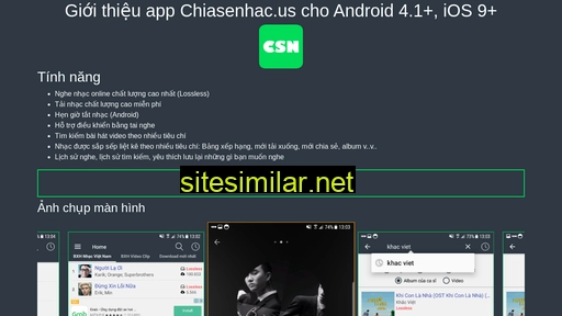 chiasenhac.us alternative sites