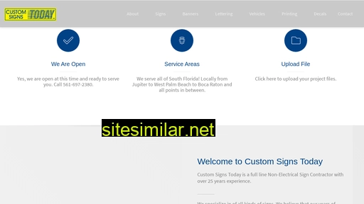 Customsignstoday similar sites