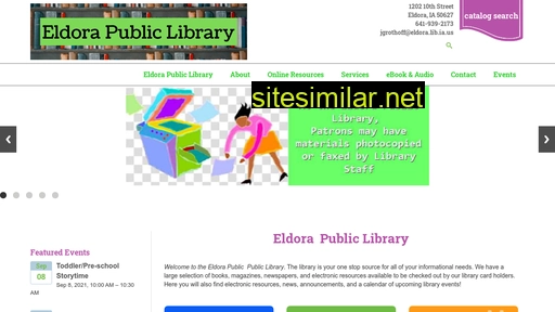 eldora.lib.ia.us alternative sites