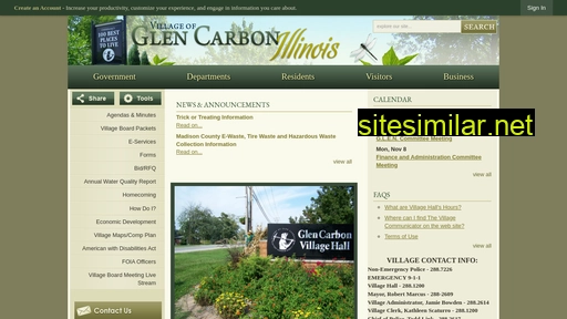 glen-carbon.il.us alternative sites