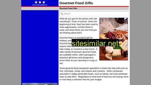 gourmetfoodgifts.us alternative sites