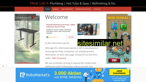 Heatlist similar sites