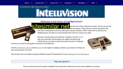 intellivision.us alternative sites