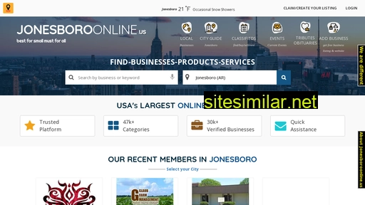 jonesboroonline.us alternative sites