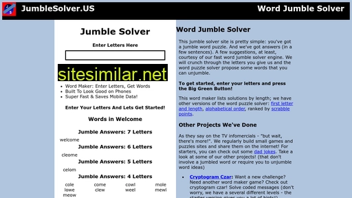jumblesolver.us alternative sites