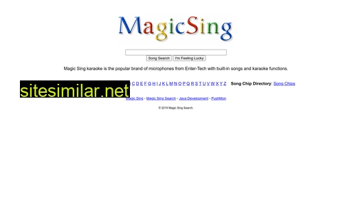 magicsing.us alternative sites