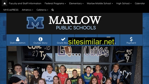 marlow.k12.ok.us alternative sites