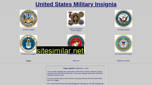 Military-insignia similar sites