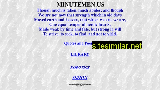 minutemen.us alternative sites