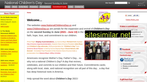 nationalchildrensday.us alternative sites