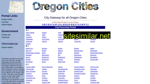 Oregoncities similar sites