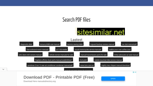 Pdfsearch similar sites