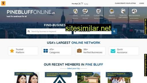 Pinebluffonline similar sites