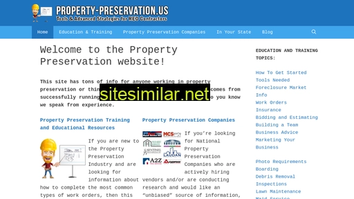 Property-preservation similar sites