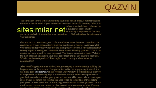 Qazvin similar sites