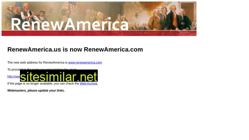 renewamerica.us alternative sites
