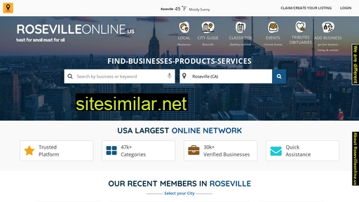 rosevilleonline.us alternative sites