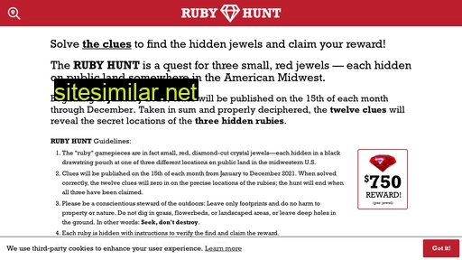 Rubyhunt similar sites