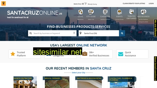 santacruzonline.us alternative sites