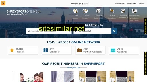 Shreveportonline similar sites