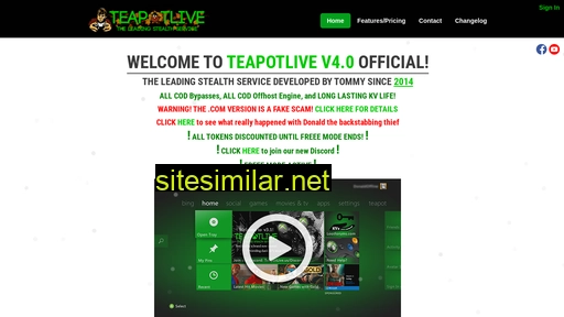 teapotlive.us alternative sites