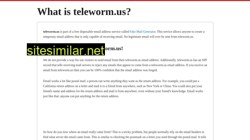 teleworm.us alternative sites