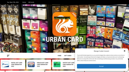 urbancard.us alternative sites