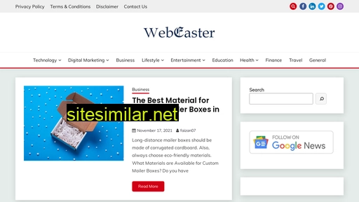 Webeaster similar sites