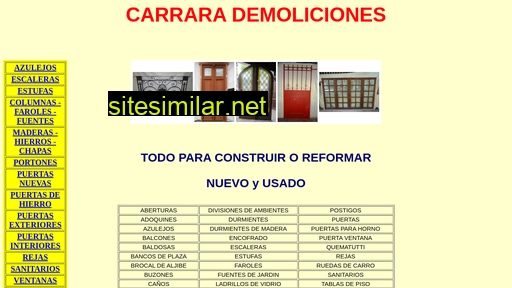 carrarademoliciones.com.uy alternative sites