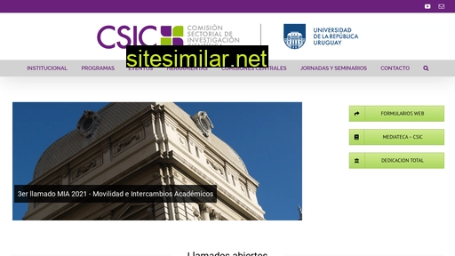 csic.edu.uy alternative sites