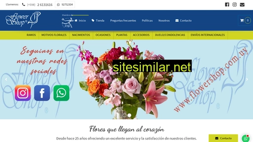 flowershop.com.uy alternative sites