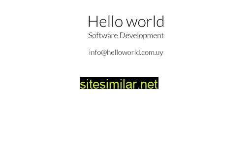 helloworld.com.uy alternative sites