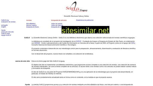 scielo.edu.uy alternative sites