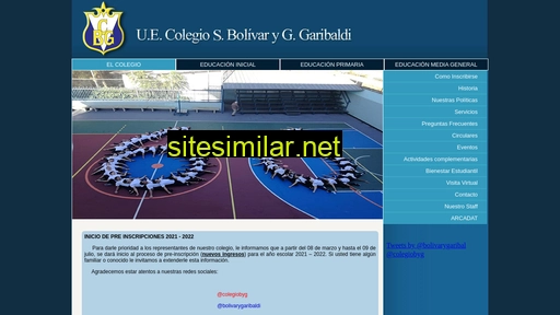 colegiobolivarygaribaldi.com.ve alternative sites