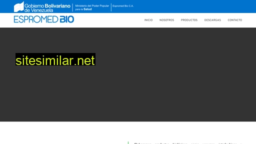 espromedbio.gob.ve alternative sites