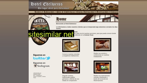 hoteledelweiss.com.ve alternative sites