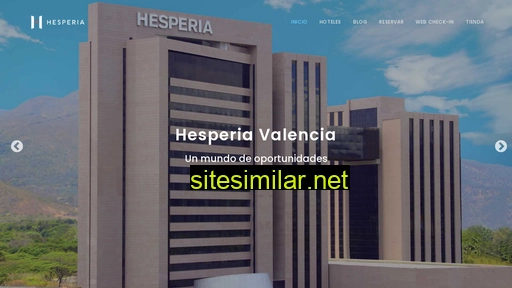 hoteleshesperia.com.ve alternative sites