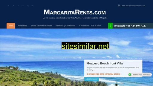 Margaritarents similar sites